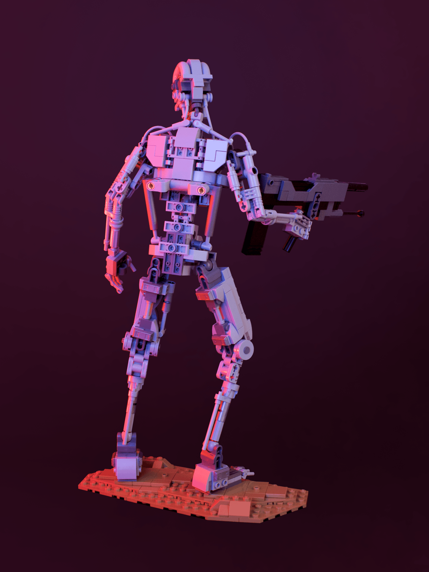 Terminator T-800 Custom MOC | Display | Toylandeu™