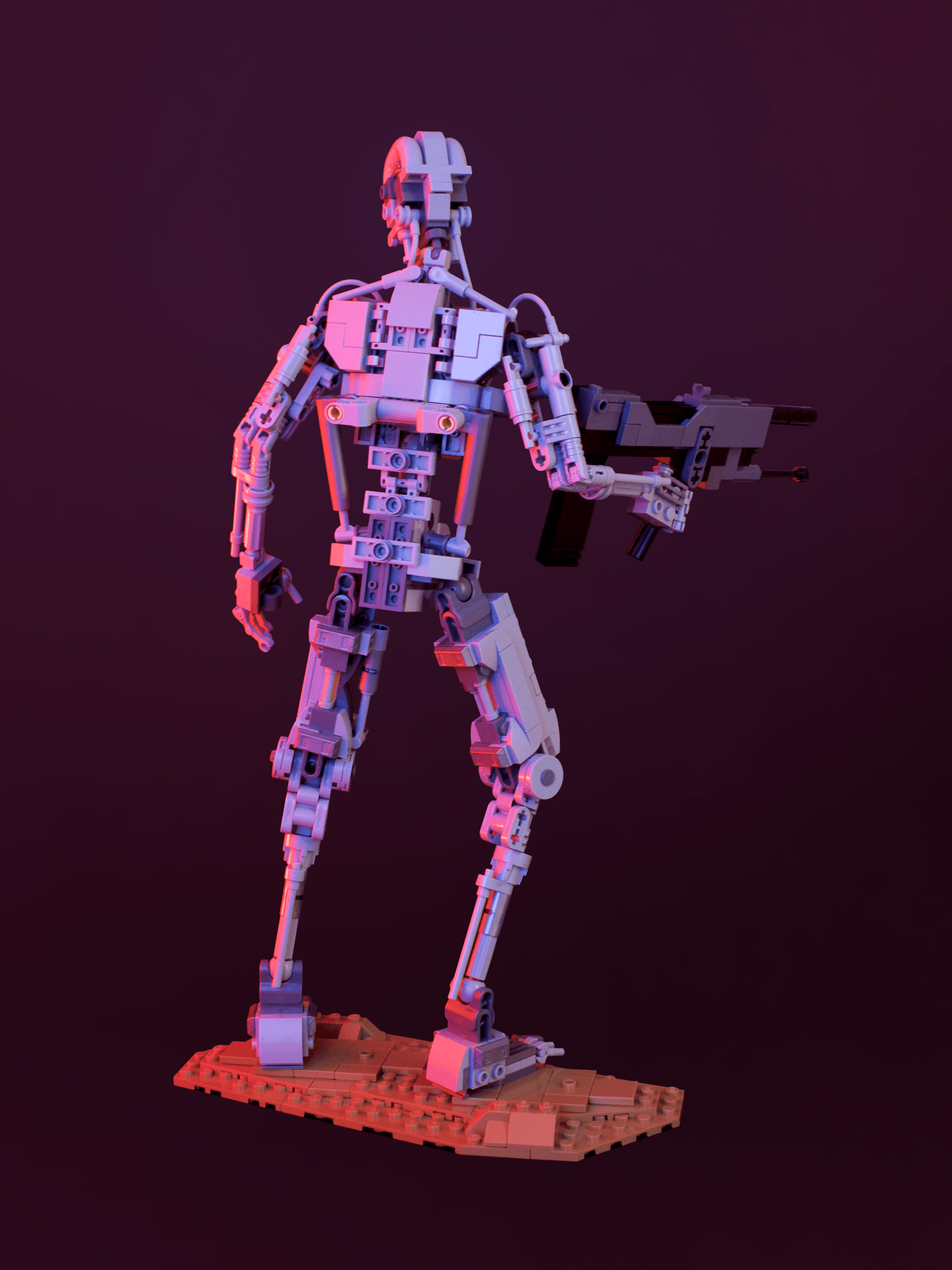Terminator T-800 Custom MOC | Display | Toylandeu™