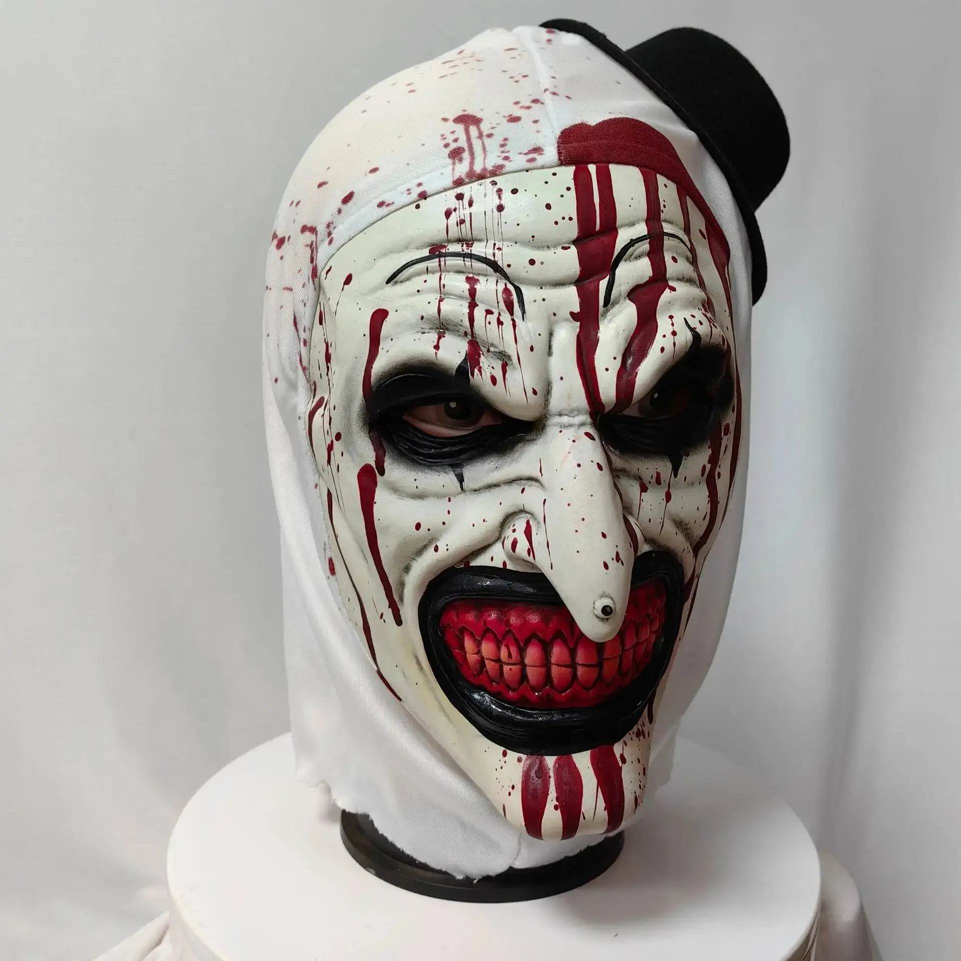 Terrifier 3 Clown Mask Bloody Latex Cosplay For Adults - ToylandEU