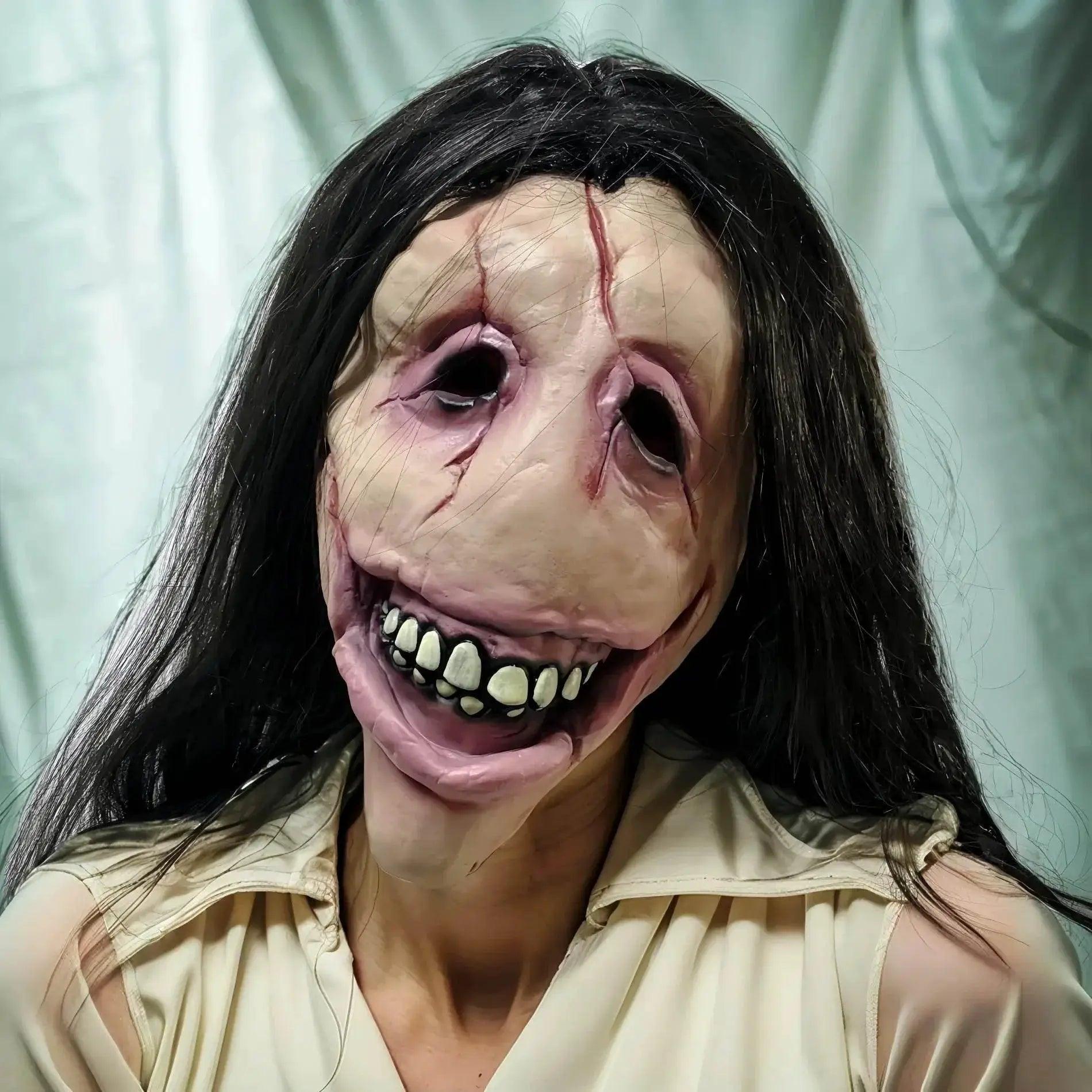  Terrifying 3D Latex Slit Mouth Mask Toyland EU -  ToylandEU™