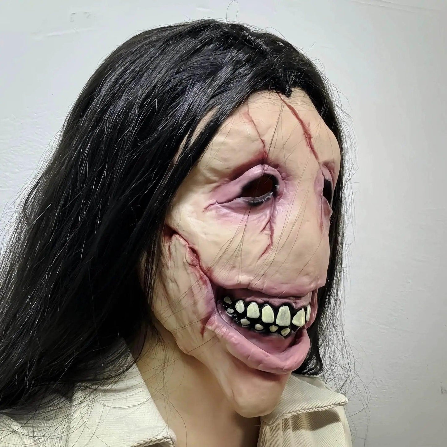  Terrifying 3D Latex Slit Mouth Mask Toyland EU -  ToylandEU™