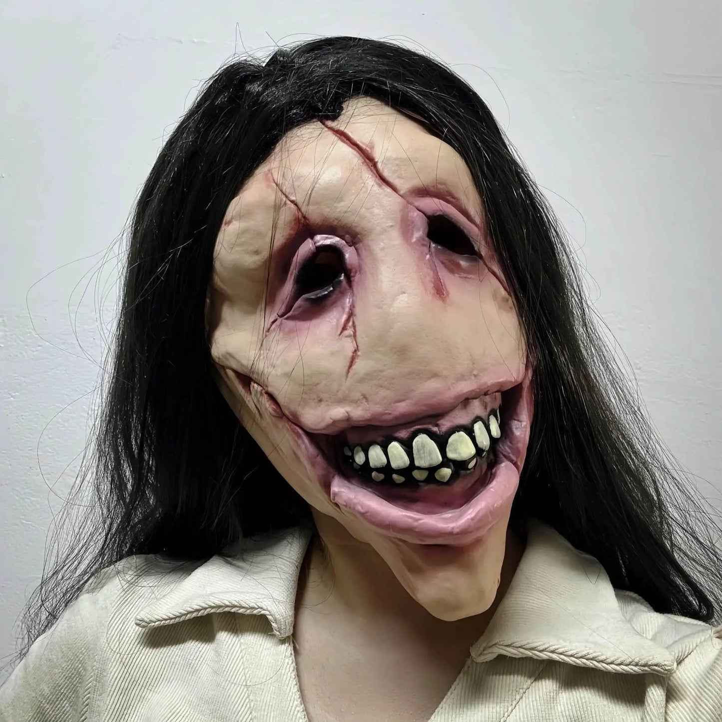  Terrifying 3D Latex Slit Mouth Mask Toyland EU -  ToylandEU™