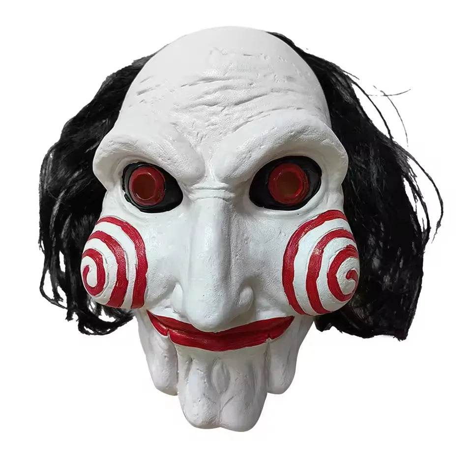 Terrifying Cosplay Mask Jigsaw Latex Helmet For Adults - ToylandEU