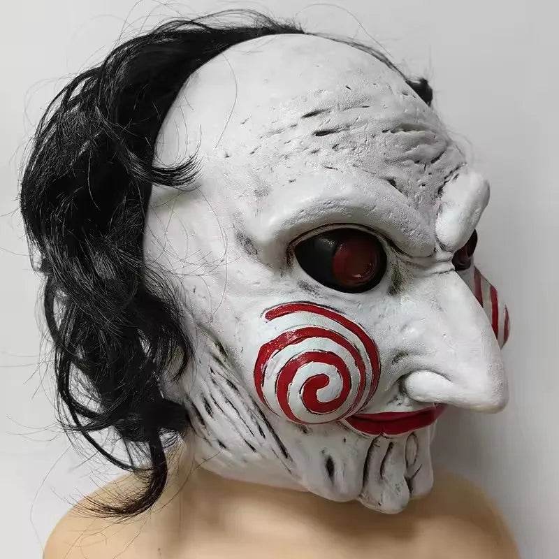 Terrifying Cosplay Mask Jigsaw Latex Helmet For Adults - ToylandEU