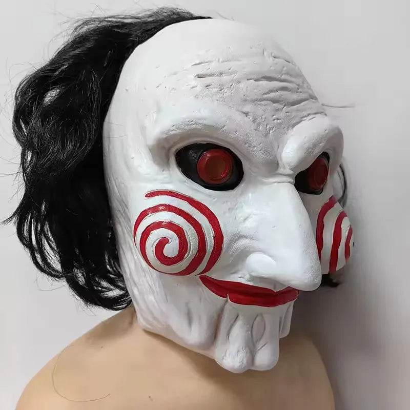 Terrifying Cosplay Mask Jigsaw Latex Helmet For Adults - ToylandEU
