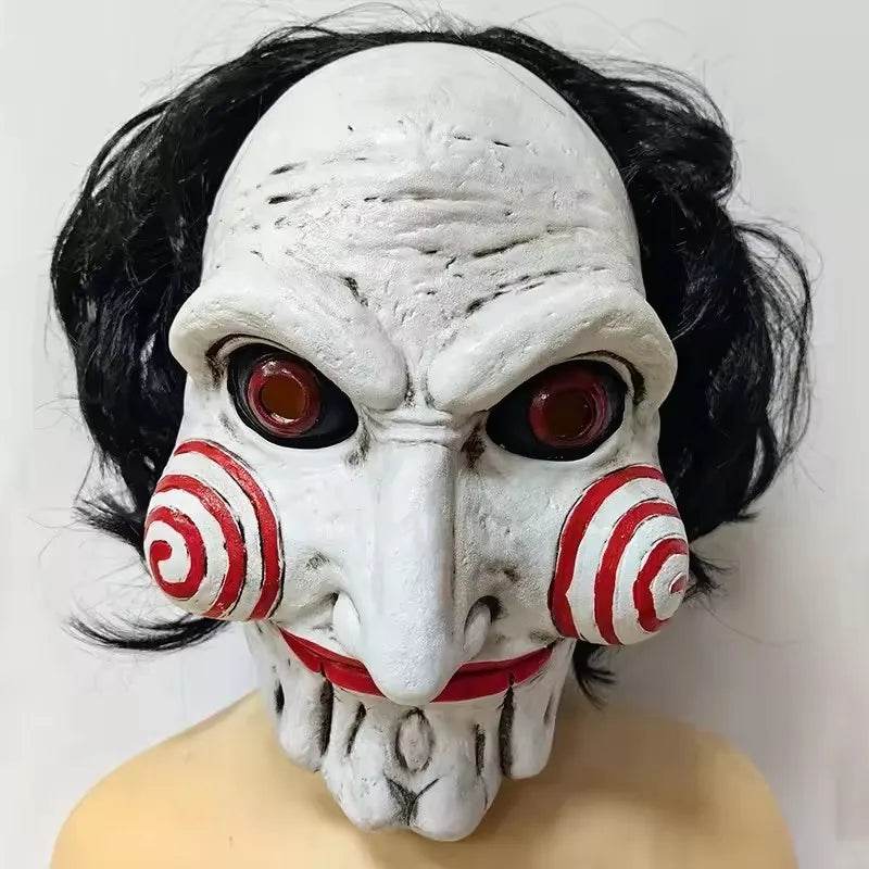Terrifying Cosplay Mask Jigsaw Latex Helmet For Adults - ToylandEU