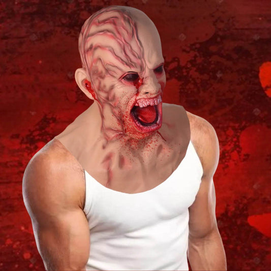 Terrifying Halloween Mask Latex Zombie Full Head For Adults - ToylandEU