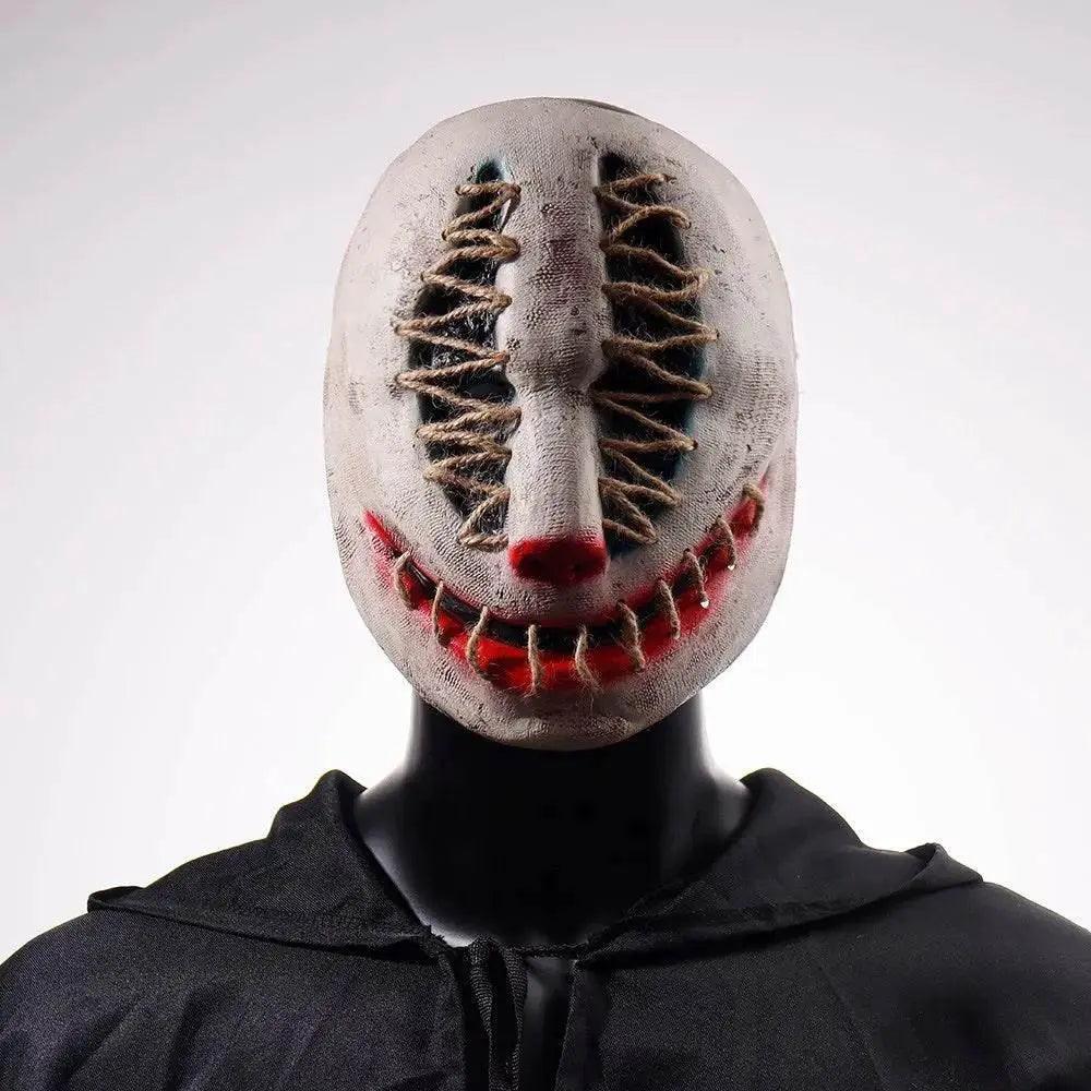  Terrifying Joker Skull Half Face Latex Mask Toyland EU -  ToylandEU™