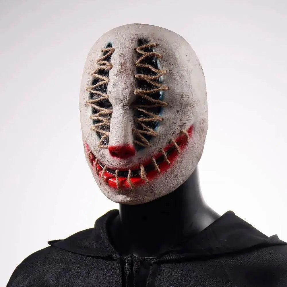  Terrifying Joker Skull Half Face Latex Mask Toyland EU -  ToylandEU™