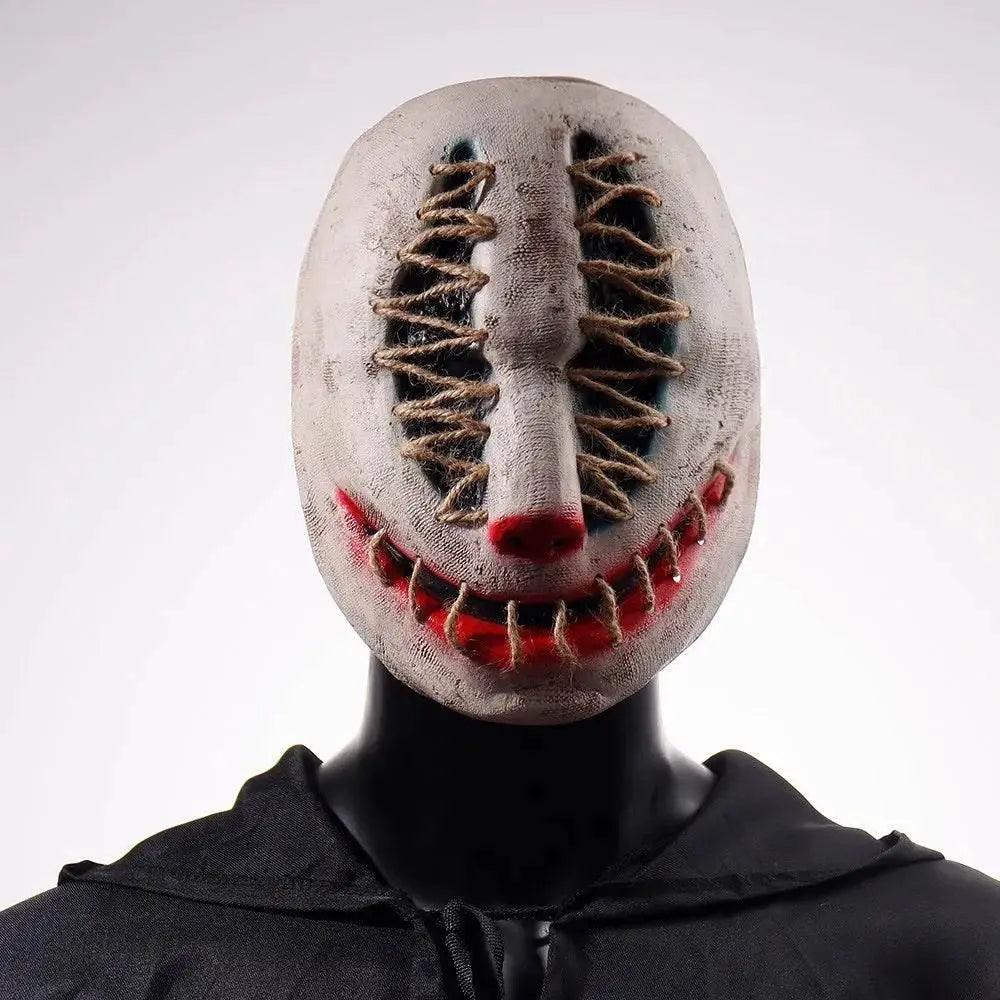  Terrifying Joker Skull Half Face Latex Mask Toyland EU -  ToylandEU™