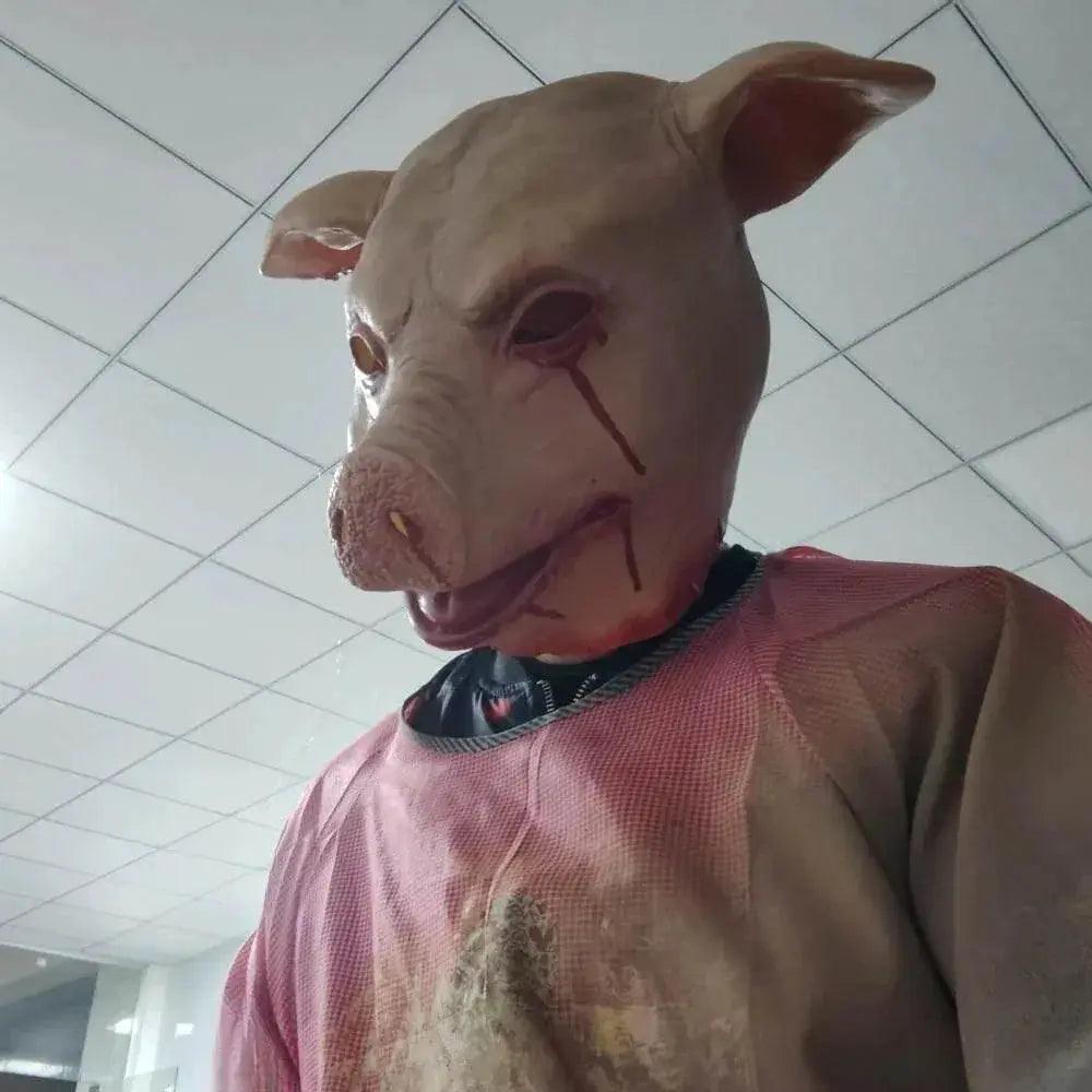  Terrifying Latex Pig Mask For Adults Toyland EU -  ToylandEU™