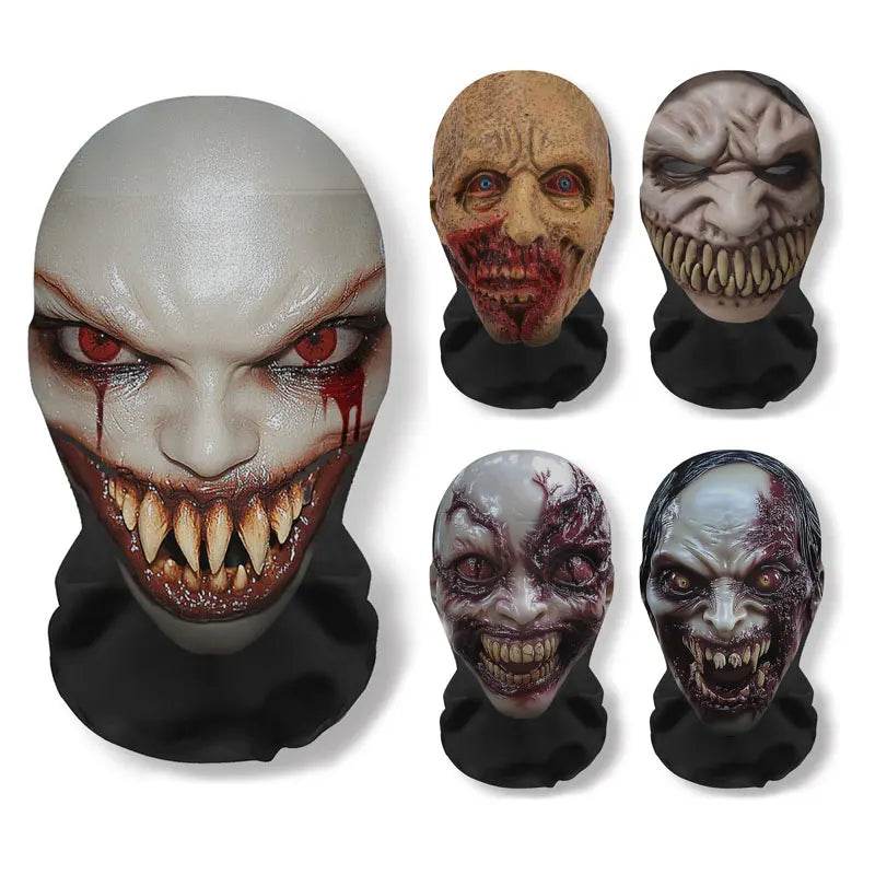 Terrifying Mask 3D Ghost Face Elastic Mesh Adult Cosplay - ToylandEU