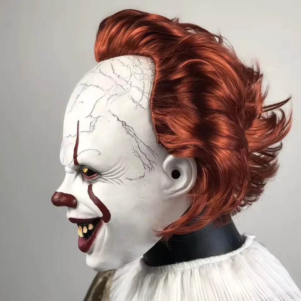 Terrifying Mask Pennywise Latex For Halloween Party - ToylandEU