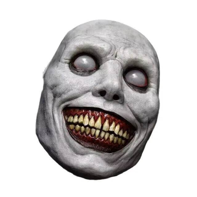 Terrifying Mask White Eyes Halloween Cosplay For Adults - ToylandEU