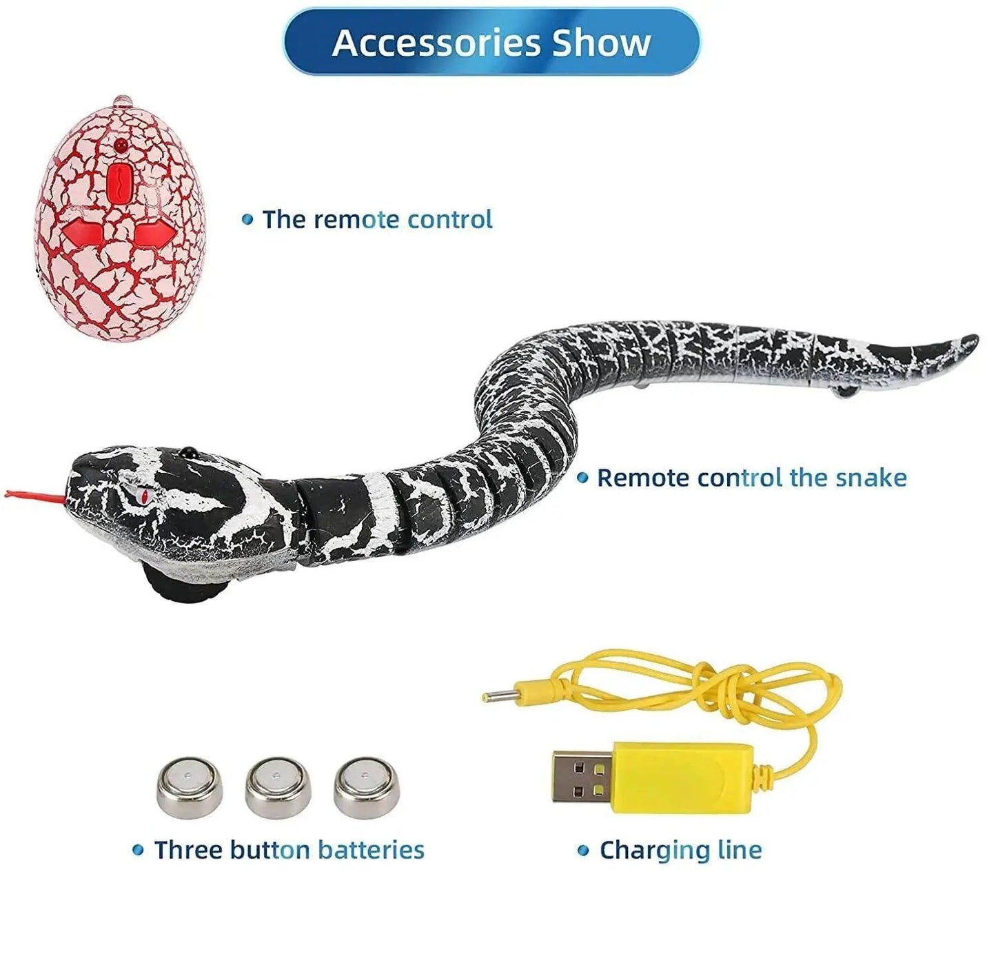  Terrifying Realistic RC Snake Toy for Halloween Fun -  ToylandEU™