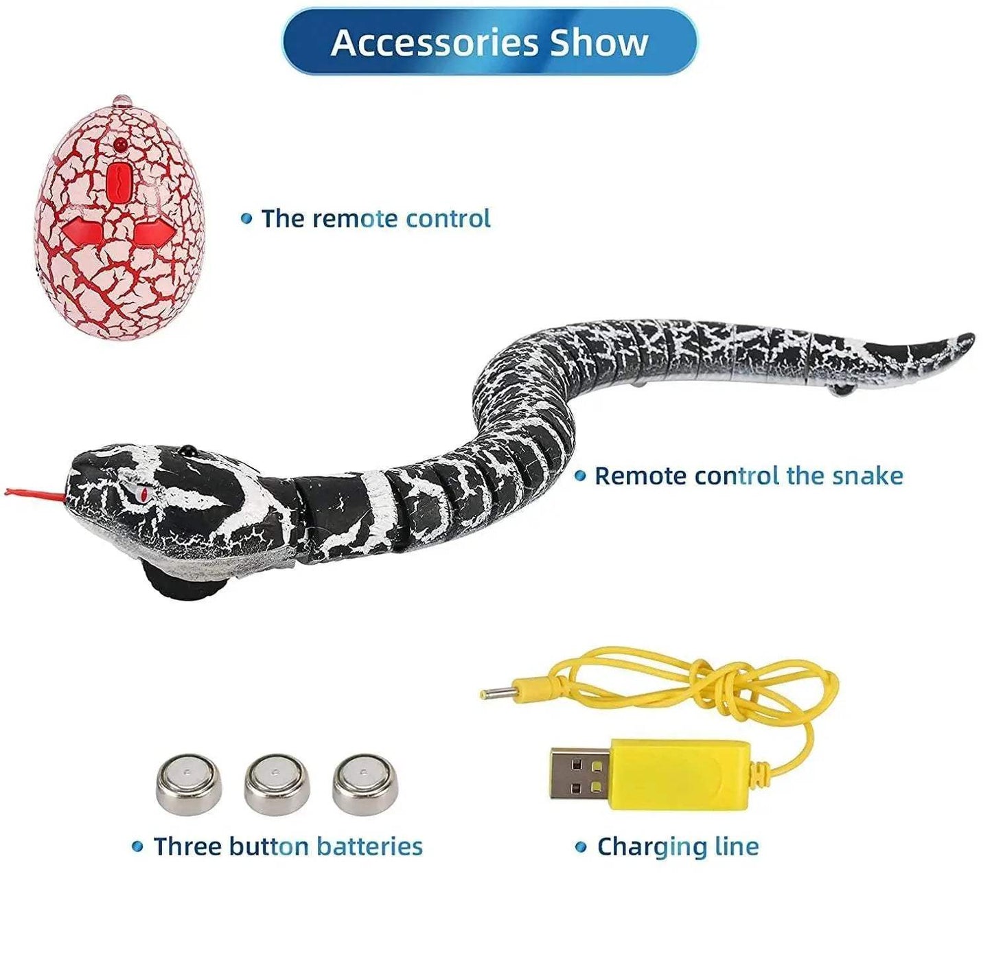  Terrifying Realistic RC Snake Toy for Halloween Fun -  ToylandEU™