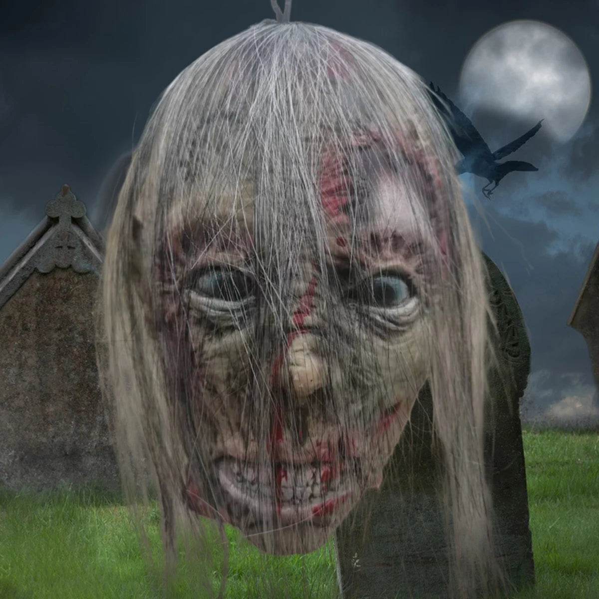 Terrifying Zombie Mask For Adults Realistic Soft Latex - ToylandEU