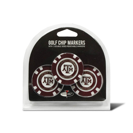 Texas A And M Aggies Golf Chip With Markers 3 Pack Set - ToylandEU