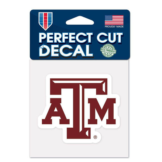Texas A M Aggies 4x4 Perfect Cut Color Decal Outdoor Vinyl - ToylandEU