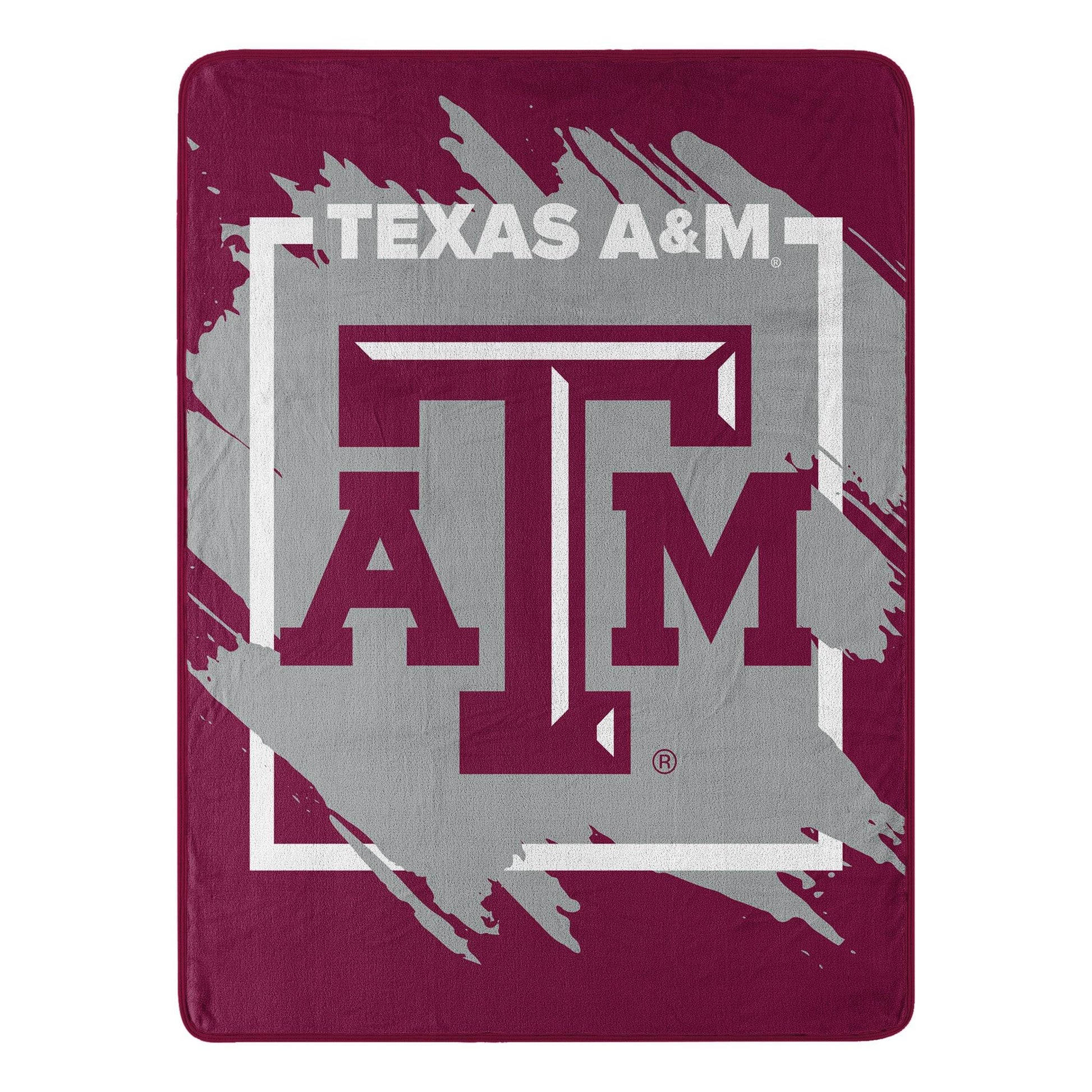 Texas A M Aggies Blanket 46x60 Raschel Soft Dimensional - ToylandEU