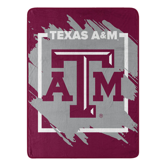 Texas A M Aggies Blanket 46x60 Raschel Soft Dimensional - ToylandEU