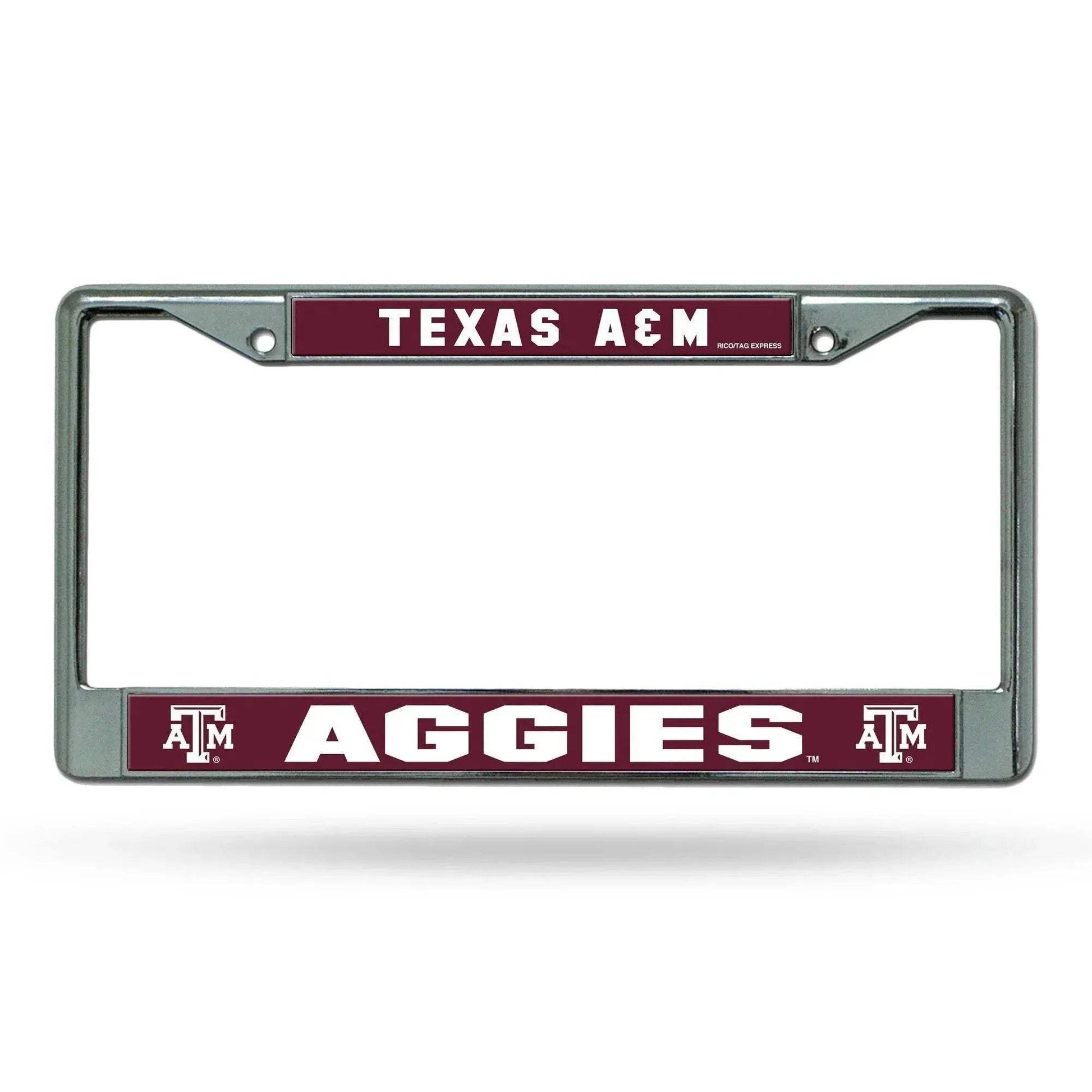  Texas A M Aggies Chrome License Plate Frame Printed Insert -  ToylandEU™