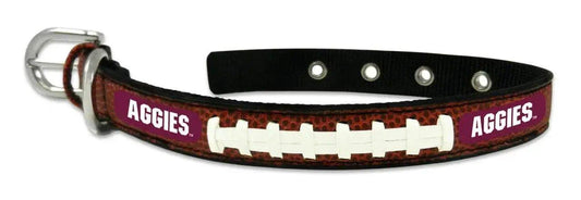  Texas A M Aggies Classic Leather Small Football Collar -  ToylandEU™