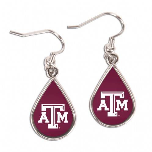 Texas A M Aggies Earrings Tear Drop Style Special Order - ToylandEU