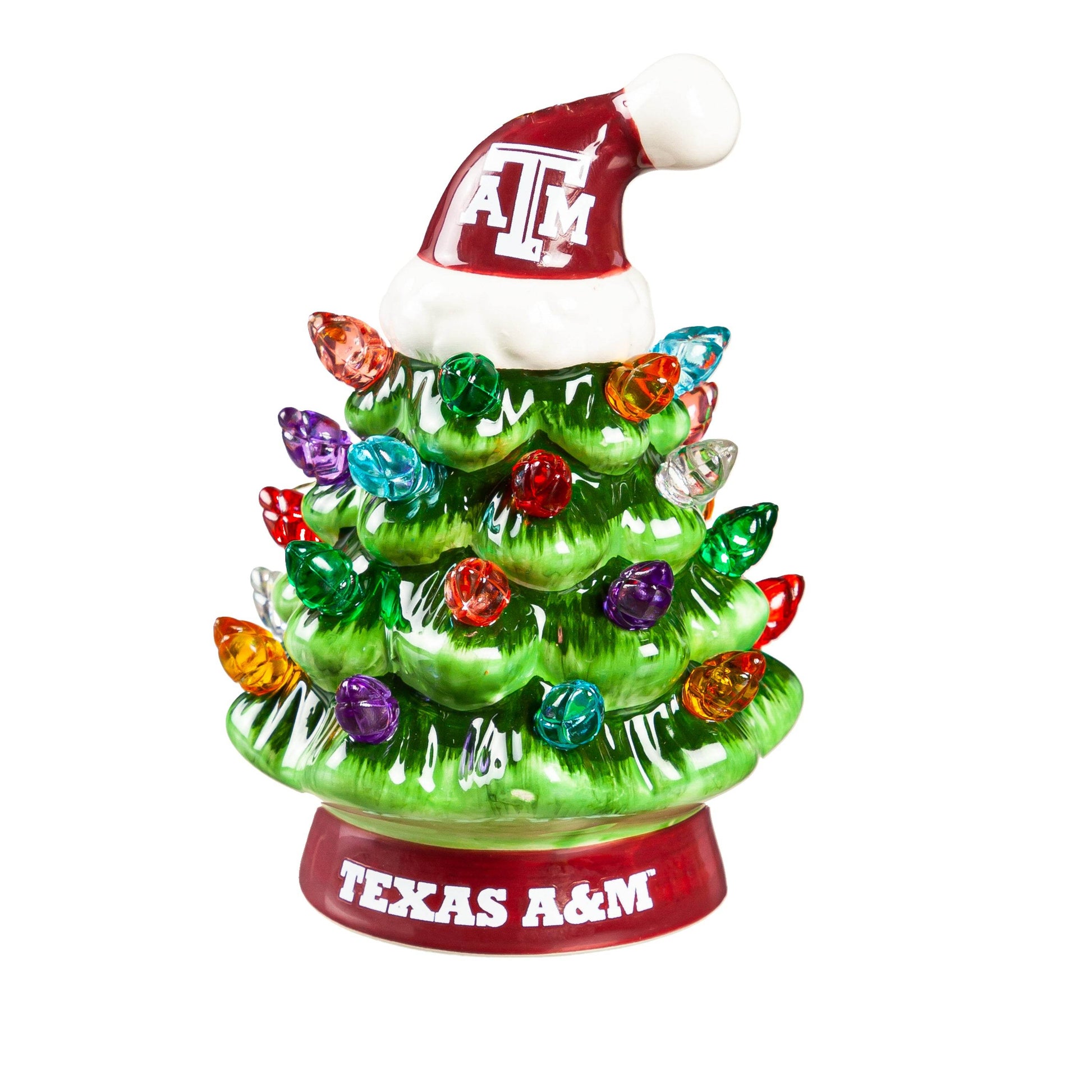 Texas A M Aggies LED Tabletop Christmas Tree 4 Inch - ToylandEU