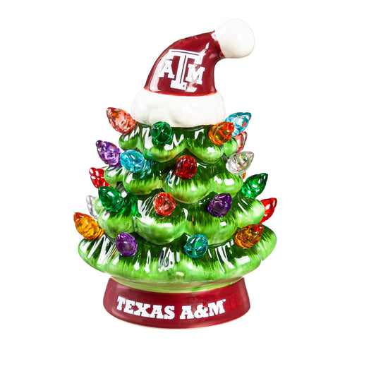 Texas A M Aggies LED Tabletop Christmas Tree 4 Inch - ToylandEU