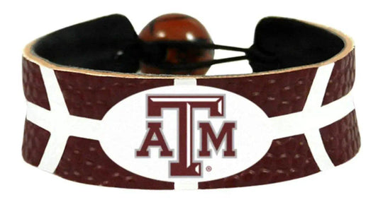  Texas A M Aggies Leather Bracelet Ceramic Bead Team Color -  ToylandEU™