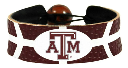  Texas A M Aggies Leather Bracelet Ceramic Bead Team Color -  ToylandEU™