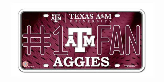  Texas A&M Aggies License Plate #1 Fan -  ToylandEU™