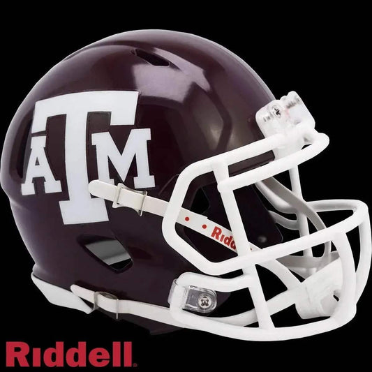  Texas A M Aggies Mini Speed Style Riddell Helmet Maroon -  ToylandEU™
