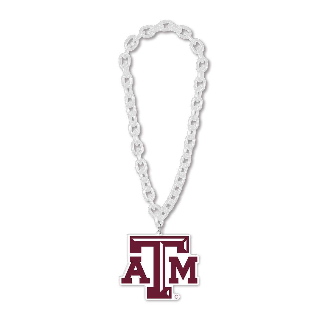 Texas A M Aggies Necklace With 38 Inch Fan Chain Foam Logo - ToylandEU