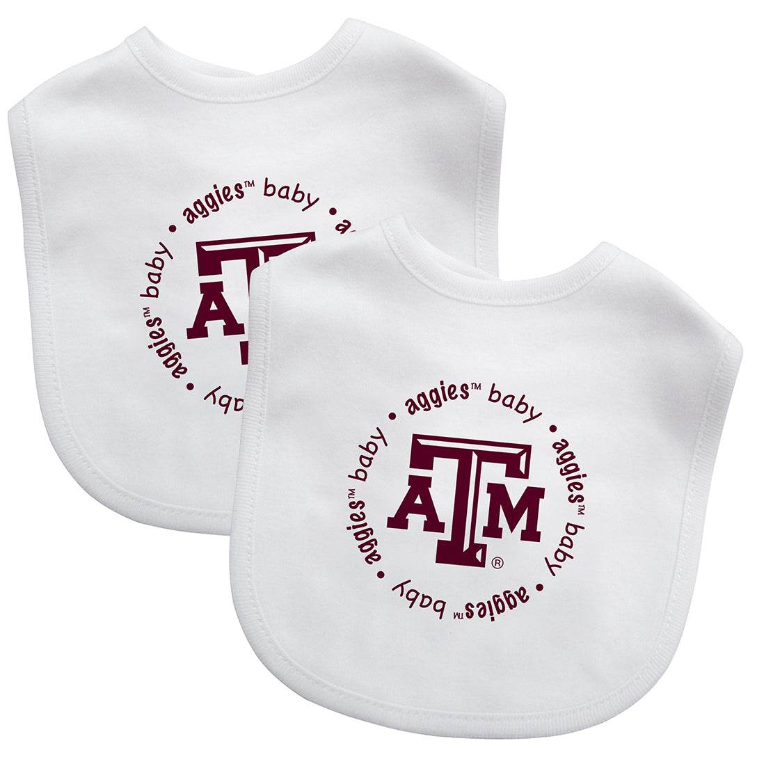 Texas AM Aggies Baby Bibs 2 Pack Officially Licensed - ToylandEU