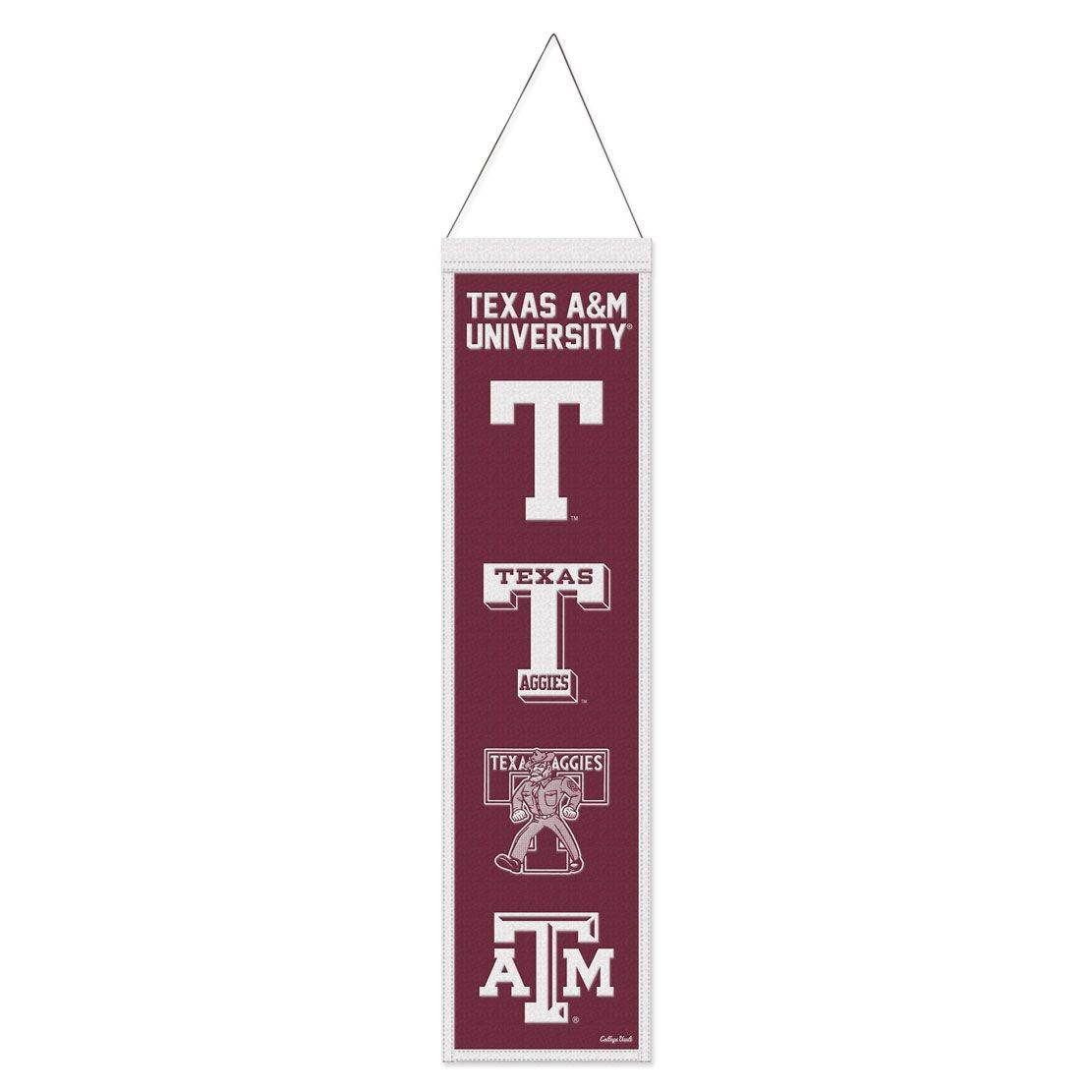 Texas AM Aggies Banner Wool 8x32 Heritage Evolution Design - ToylandEU