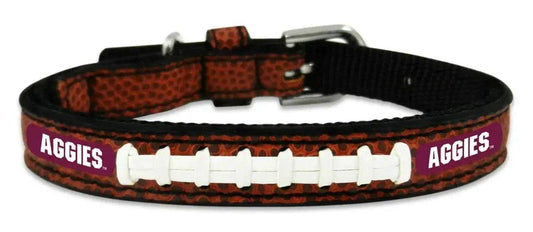  Texas AM Aggies Pet Collar Leather Classic Football Toy -  ToylandEU™