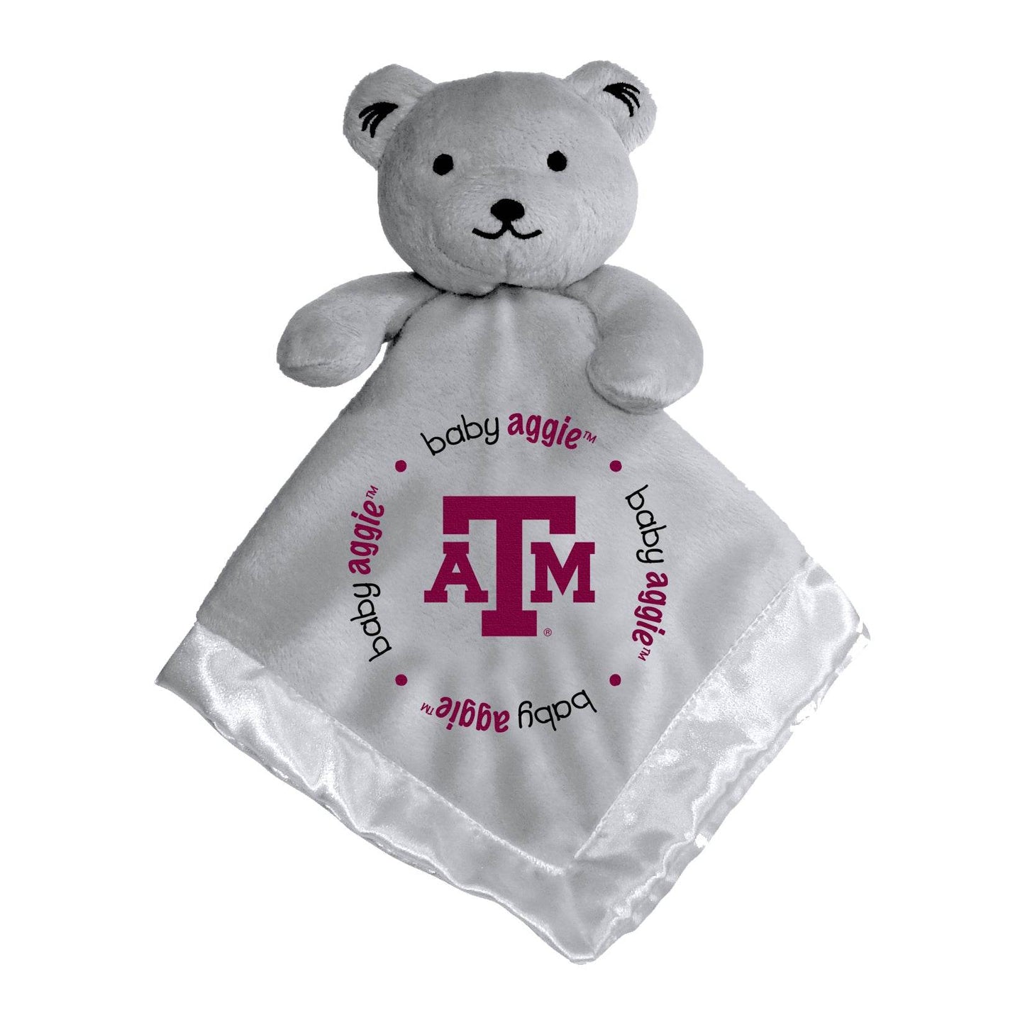 Texas AM Aggies Security Bear Gray Plush Buddy Logo - ToylandEU