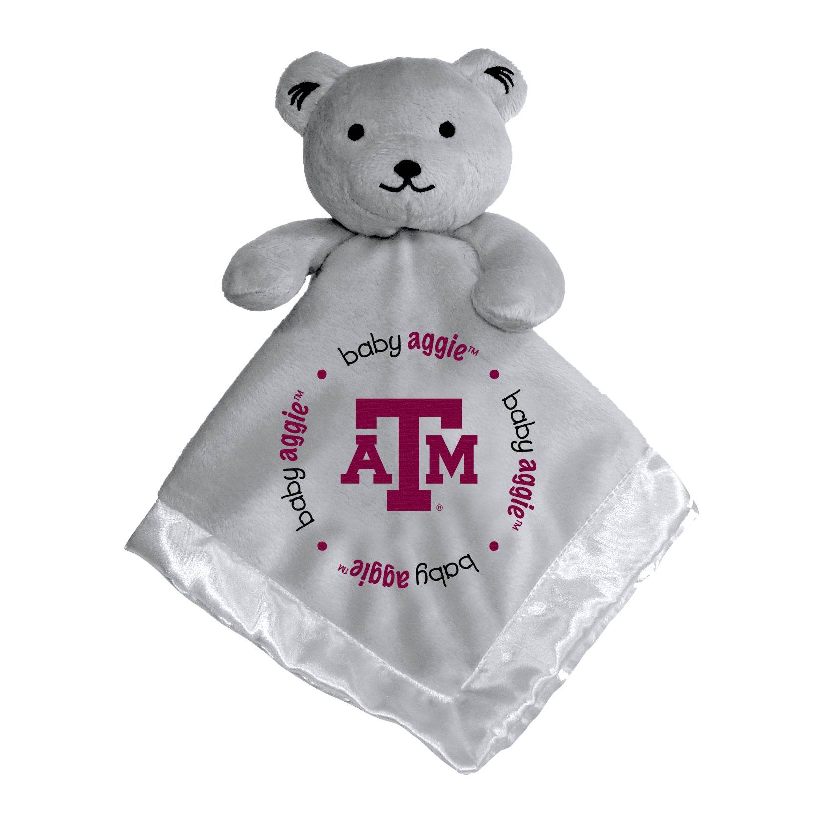 Texas AM Aggies Security Bear Gray Plush Buddy Logo - ToylandEU