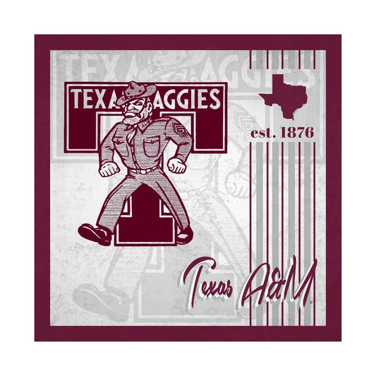  Texas AM Aggies Sign Wood 10x10 Album Design Wall Decor -  ToylandEU™