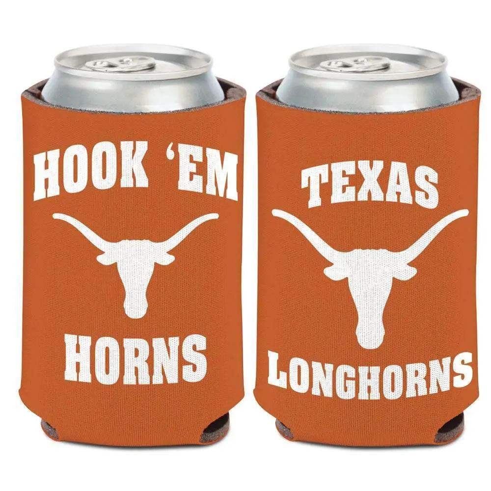 Texas Longhorns 12oz Can Cooler With Slogan Design USA - ToylandEU
