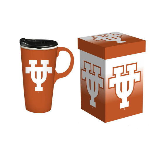 Texas Longhorns 17oz Travel Mug Gift Box Leakproof Lid - ToylandEU
