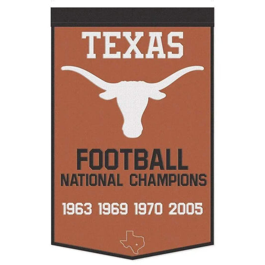  Texas Longhorns Banner Wool 24x38 Dynasty Champ Design -  ToylandEU™