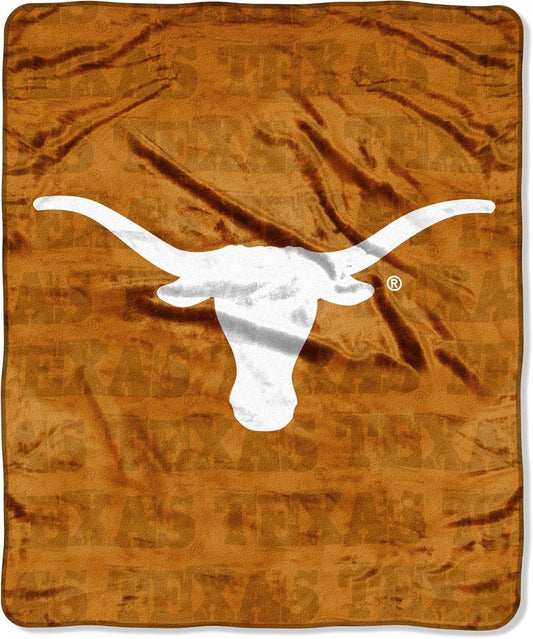 Texas Longhorns Blanket 46x60 Micro Raschel Grunge Style - ToylandEU