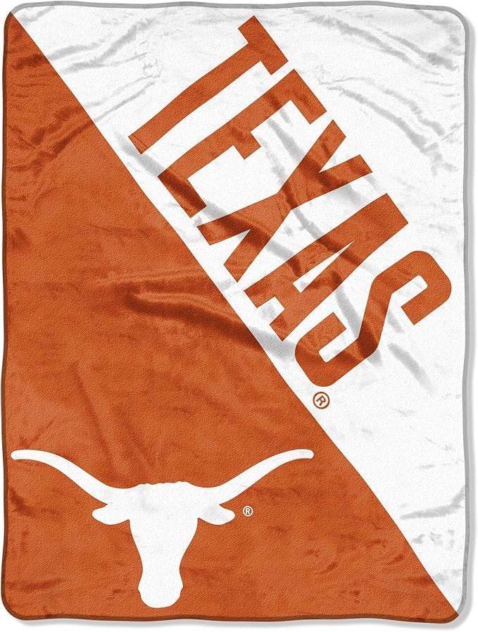 Texas Longhorns Blanket 46x60 Micro Raschel Halftone Design - ToylandEU