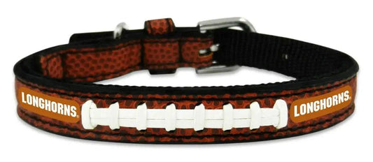  Texas Longhorns Classic Leather Toy Football Collar -  ToylandEU™