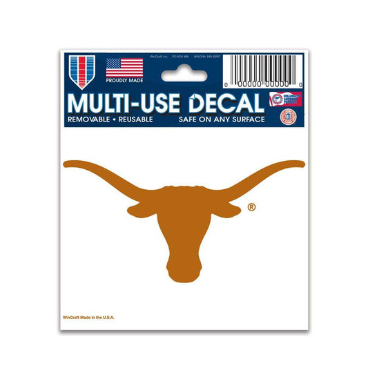 Texas Longhorns Decal 3x4 Multi Use Outdoor Vinyl Durable - ToylandEU