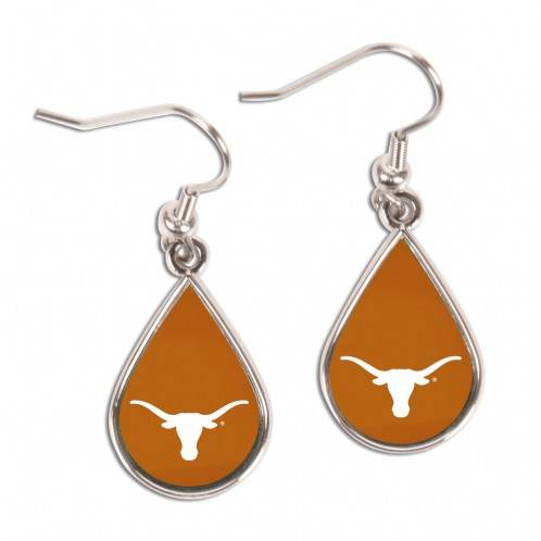 Texas Longhorns Earrings Tear Drop Style Special Order - ToylandEU