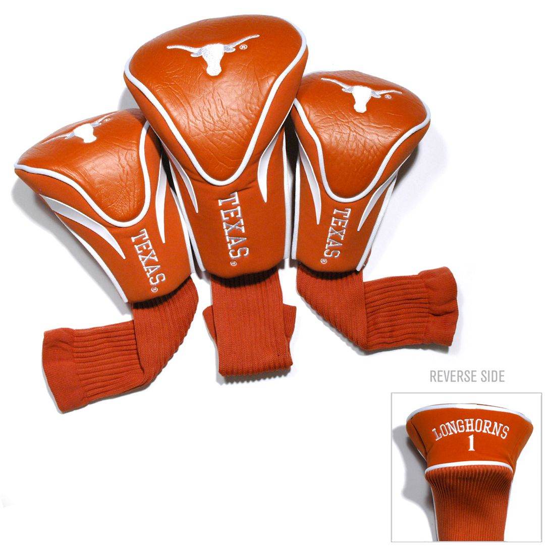 Texas Longhorns Golf Contour Headcovers 3 Piece Set - ToylandEU